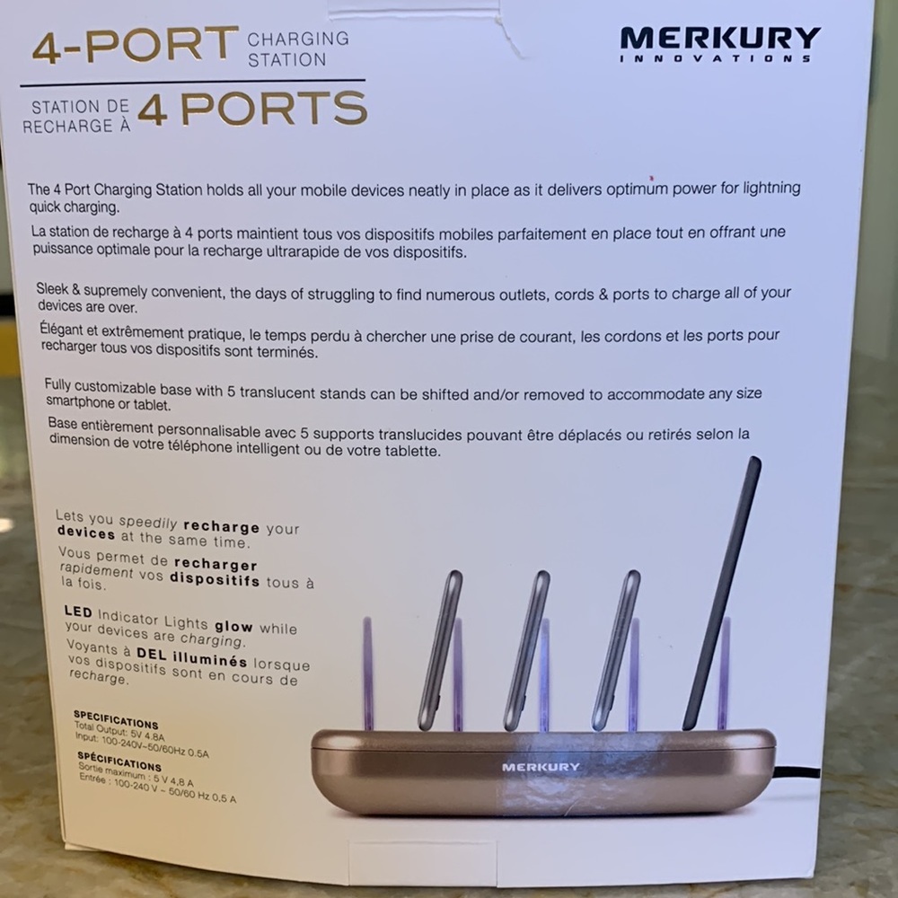4-Port Device Charging Station - Picture 2 of 2
